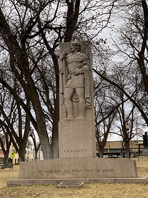 Davy Crockett monument