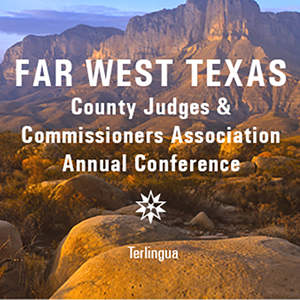 Far West Texas County Judges and Commissioners Association logo