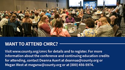 "Want to attend CMRC" infographic