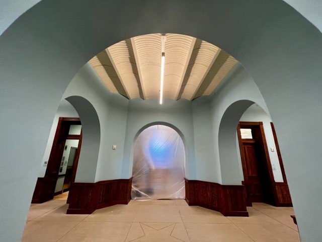 Archways inside Fannin County Courthouse