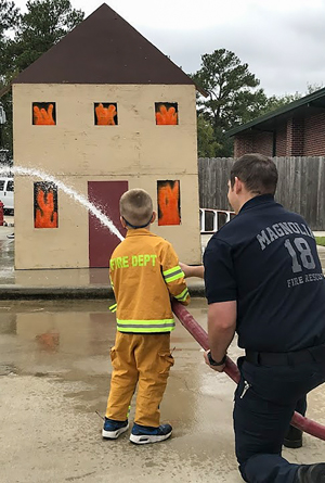 Firefighter open house