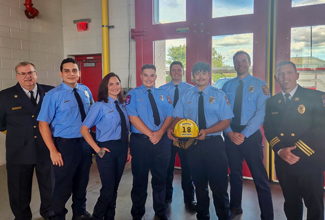 Volunteer firefighters in Texas